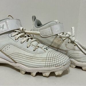 Under Armour White Athletic Cleats